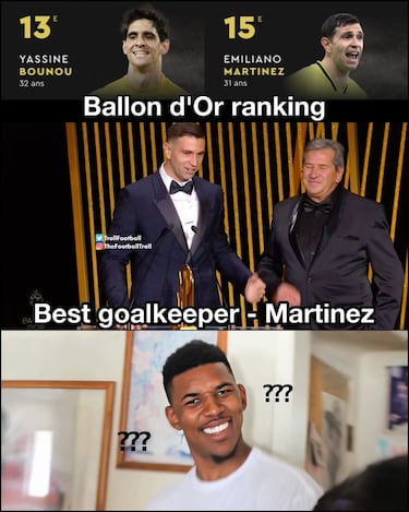 Los mejores memes del Balón de Oro 2023