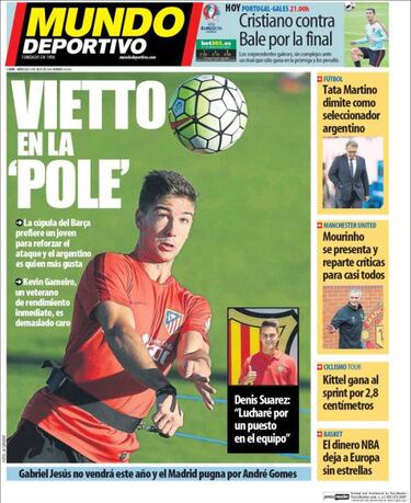 MD: Vietto gana puntos para ocupar la delantera del Barça