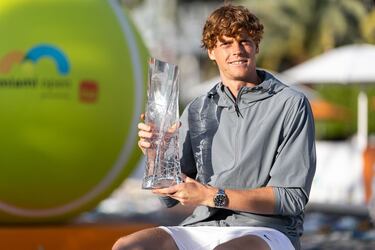 What position on the ATP list holds Jannik Sinner after his Mimi Open win?