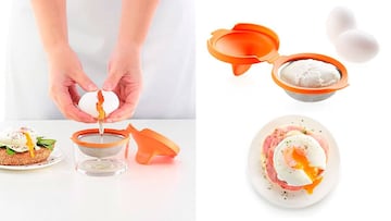 Hallamos el escalfador de huevos de silicona Lékué para elaborar los mejores huevos poché