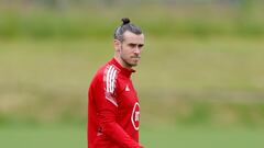 Soccer Football - UEFA Nations League - Wales Training - Vale Resort, Hensol, Wales, Britain - June 7, 2022 Wales' Gareth Bale during training Action Images via Reuters/Peter Cziborra