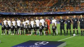 Asientos vac&iacute;os. Mestalla registr&oacute; media entrada ante el Zenit.
 