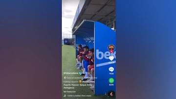 El Barça la lía en TikTok con el primer entrenamiento de Xavi