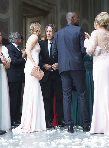 Vanesa Lorenzo y Carles Puyol.