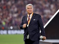 11/01/26 SUPERCOPA DE ESPAÑA 2026 JEDDAH
PARTIDO FINAL BARCELONA - REAL MADRID
ALEGRIA FIN DE PARTIDO TITULO ENTREGA TROFEO JOAN LAPORTA PRESIDENTE