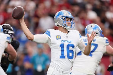 Jared Goff tiene cinco pases de anotación en la temporada.