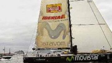 <b>LÍDER.</b> La embarcación española recuperó el liderato tras perderlo y pasar por una serie de averías.