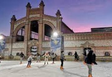 Pista de hielo Matadero (Madrid) Imagen del Matadero.