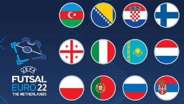 Selecciones de la Eurocopa de f&uacute;tbol sala 2022.