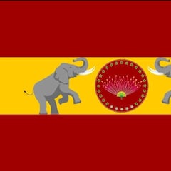 Polémica por la similitud entre la nueva bandera política de la India con la de España