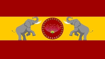 Pol¨¦mica por la similitud entre la nueva bandera pol¨ªtica de la India con la de Espa?a