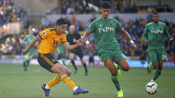 El delantero mexicano disputó los 90 minutos de juego pero no pudo evitar la derrota de su equipo como locales.