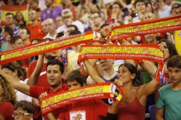 Partido preparatorio del Mundial de Baloncesto 2014 entre España y Turquia disputado en el Palacio de Deportes de Granada.