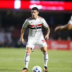 James Rodríguez, baja en Sao Paulo por lesión