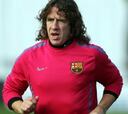 Puyol, Milito, Pinto y Abidal se entrenan en el día libre