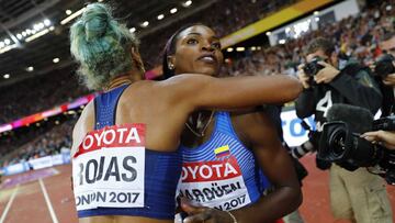 Caterine Ibargüen es subcampeona del Mundo en los Mundiales de Londres