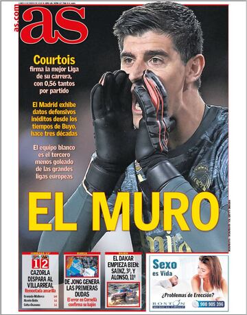 Las portadas de AS de enero