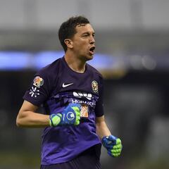 Agustín Marchesín alegra a su hijo con el 'Vamos América'