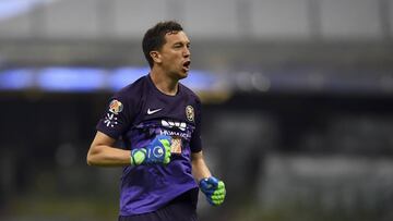 Agustín Marchesín alegra a su hijo con el 'Vamos América'