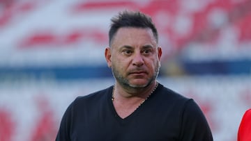 Antonio Mohamed head coach of Toluca during the 16th round match between Atletico de San Luis and Toluca as part of the Liga BBVA MX, Torneo Clausura 2025 at Alfonso Lastras Stadium, on April 16, 2025 in San Luis Potosi, Mexico.