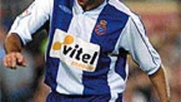 <B>LO PELAT</B>. El cántabro está cada día más contento en el Espanyol.
