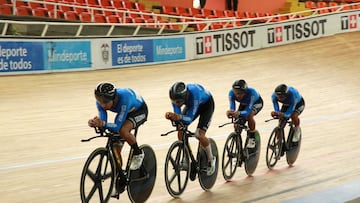 Equipo colombiano de ciclismo en pista en los Juegos Bolivarianos 2022