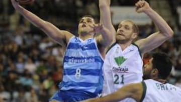 Raúl Neto, con la camiseta del Gipuzkoa Basket.