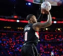 Heroico Lillard: gana el Concurso de Triples aún lesionado