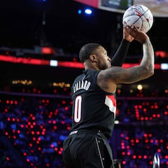 Heroico Lillard: gana el Concurso de Triples aún lesionado