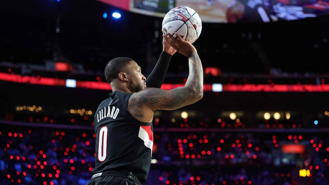 Heroico Lillard: gana el Concurso de Triples aún lesionado