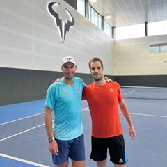 Nadal se prueba con Gasquet, Struff y Ruusuvuori antes de su regreso