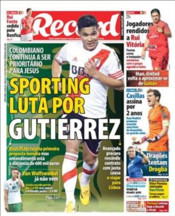 Portadas de la prensa deportiva