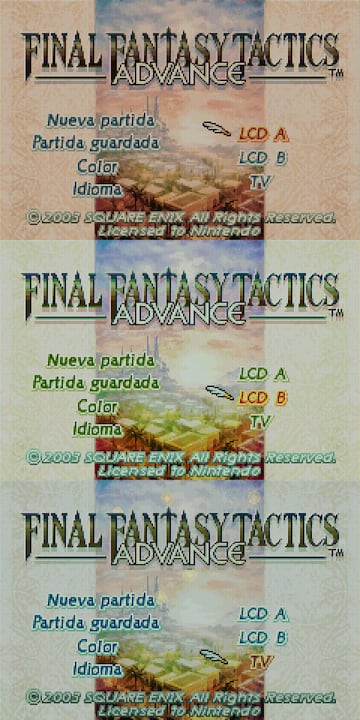 final fantasy tactics advance game boy advance gba