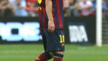 Messi se rompe: tiene una lesión muscular en el bíceps femoral