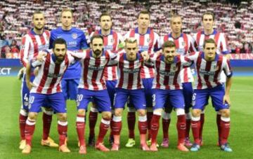 Formación del Atlético de Madrid 