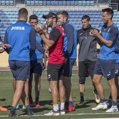 El Fuenlabrada recupera a más de la mitad de la plantilla