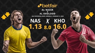 Al Nassr vs. Al Kholood: horario, dónde ver, pronósticos y clasificación