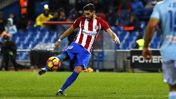Carrasco en el momento de su disparo.