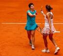 Carla Suárez y Muguruza
repiten en la final de dobles