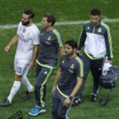 Carvajal, lesionado en el tobillo: peligra ir con la Selección