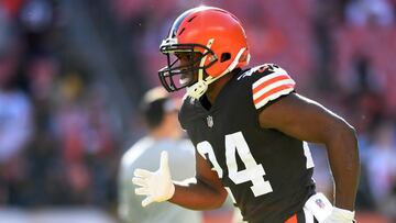 Chubb y Felton se unen a la lista de running backs de los Browns inactivos ya sea por lesión o tras dar positivo por coronavirus.