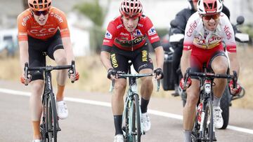 13/09/19 VUELTA CICLISTA A ESPAÑA 2019 ETAPA 19 AVILA - TOLEDO ABANICOS ROGLIC CICLISMO