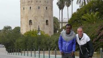 Bezabeh y Chema, en Sevilla