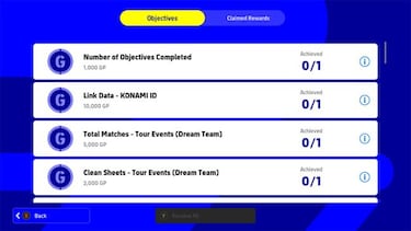 eFootball 2022: what are the Objectives and how to get rewards