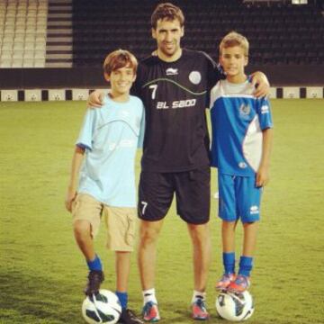 Raúl con el Al Sadd.