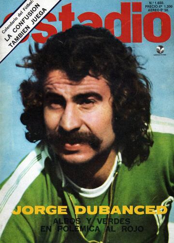 Recordado por su frondoso bigote, Jorge Dubanced tuvo grandes campañas en Wanderers entre 1973 y 1974.