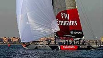 <b>INTRATABLE.</B> El Team New Zealand ha sido muy superior al resto de embarcaciones que han participado en el Acto 2.