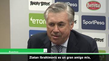 ¿Ancelotti va a llamar a Ibrahimovic para 'llevarlo' al Everton?