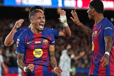 El jugador brasileño ha vuelto con muchas ganas. Un nuevo doblete para superar al Osasuna. Cuando está en el campo su equipo lo nota.