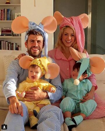 Piqué es un enamorado de su familia. 